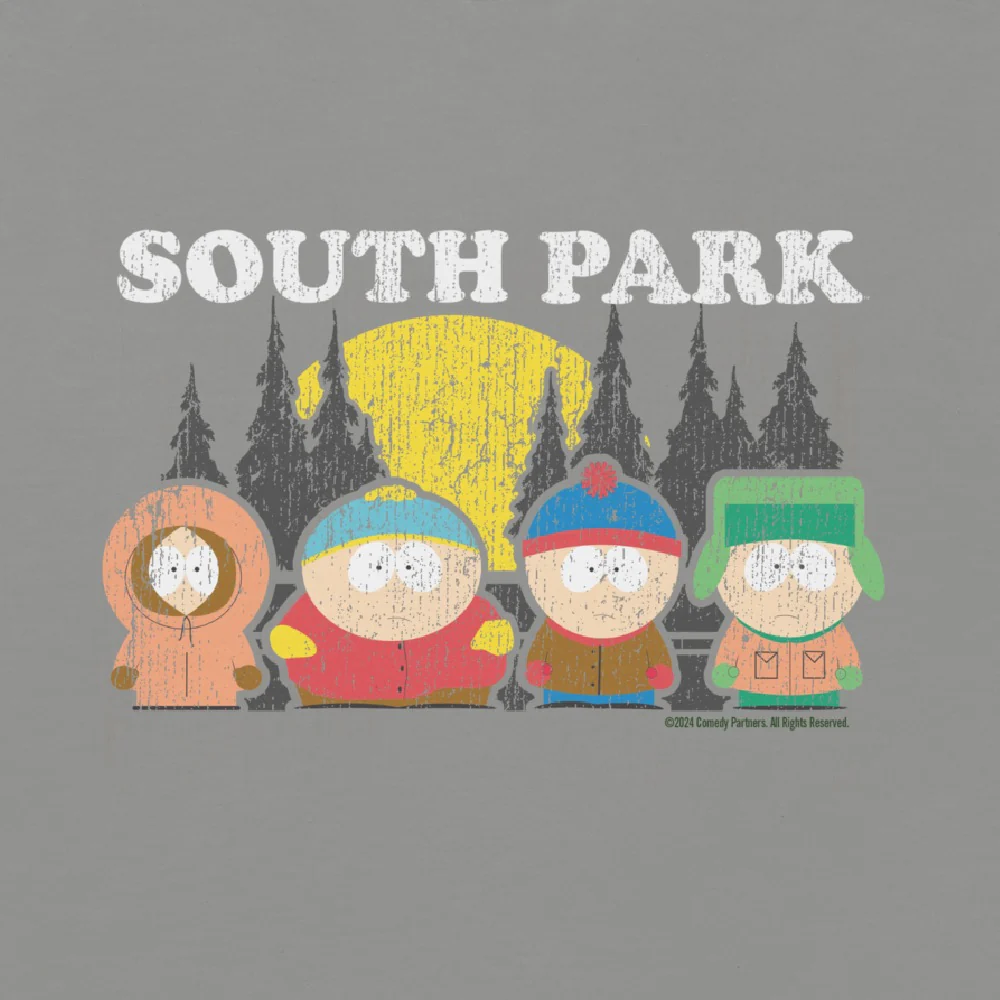 South Park Bus Stop Comfort Colors T-Shirt - Image 3