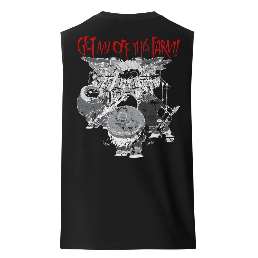 South Park Butters Crimson Dawn Unisex Muscle T-Shirt - Image 4