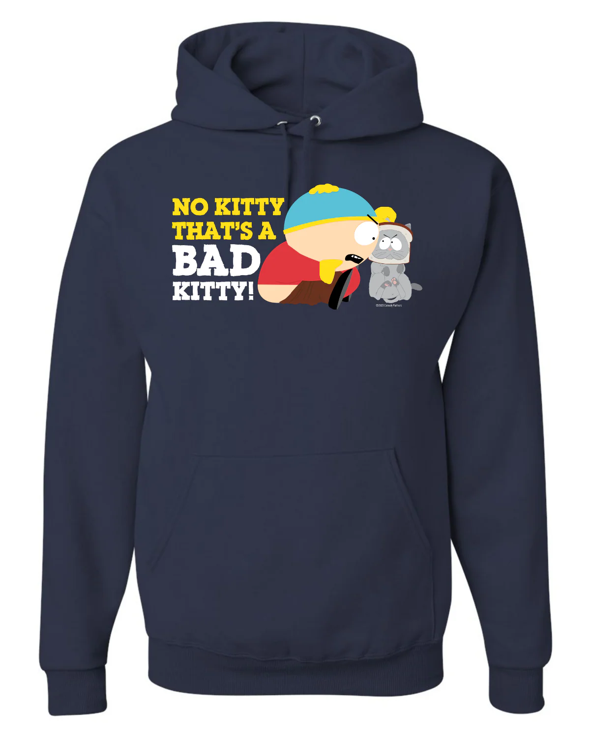 South Park Cartman Bad Kitty Fleece Hooded Sweatshirt - Image 3
