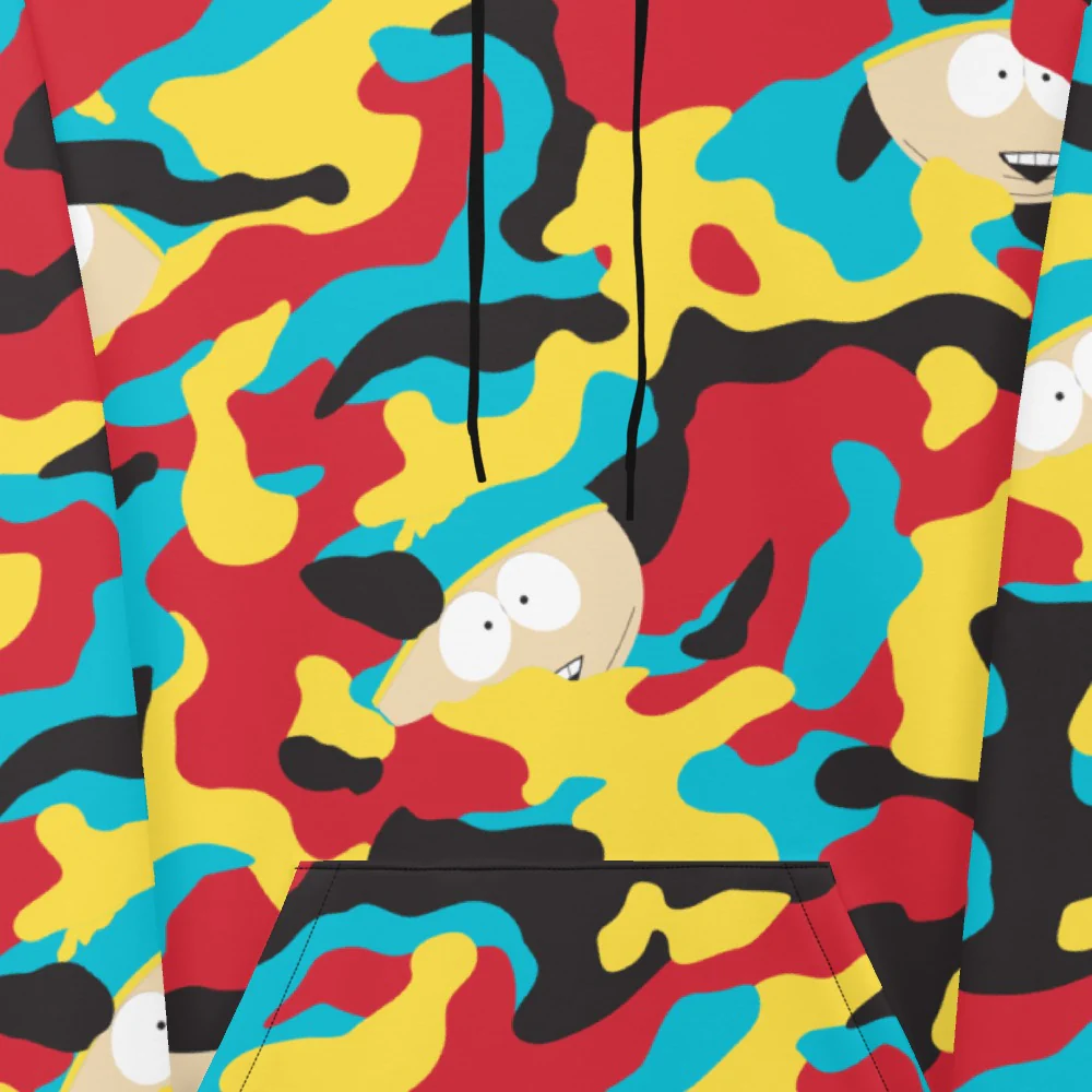South Park Cartman Camo Unisex Hooded Sweatshirt - Image 5