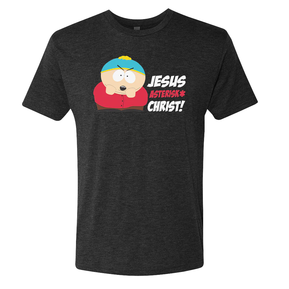 South Park Cartman Jesus Christ Men's Tri-Blend T-Shirt - Image 3