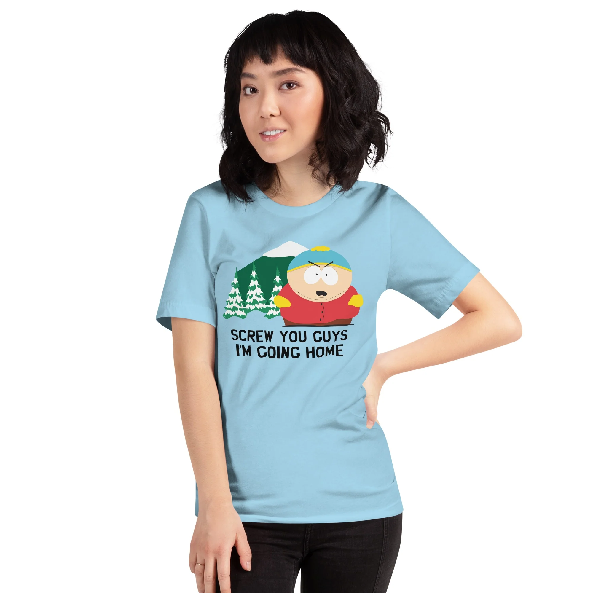 South Park Cartman Screw You Guys Adult Short Sleeve T-Shirt - Image 6