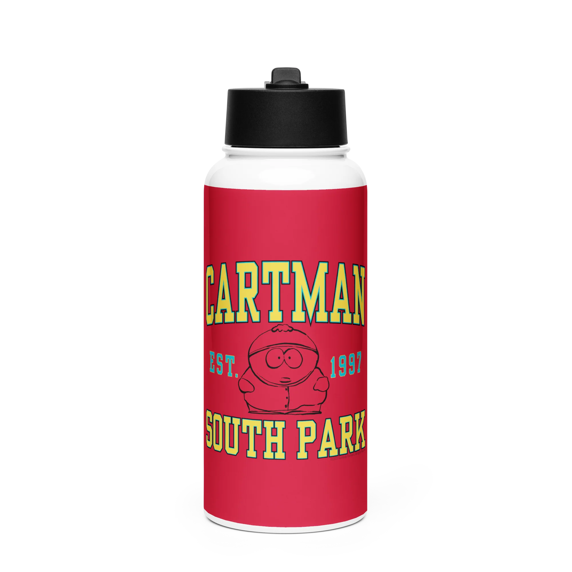 South Park Cartman Stainless Steel Water Bottle with a Straw Lid - Image 5