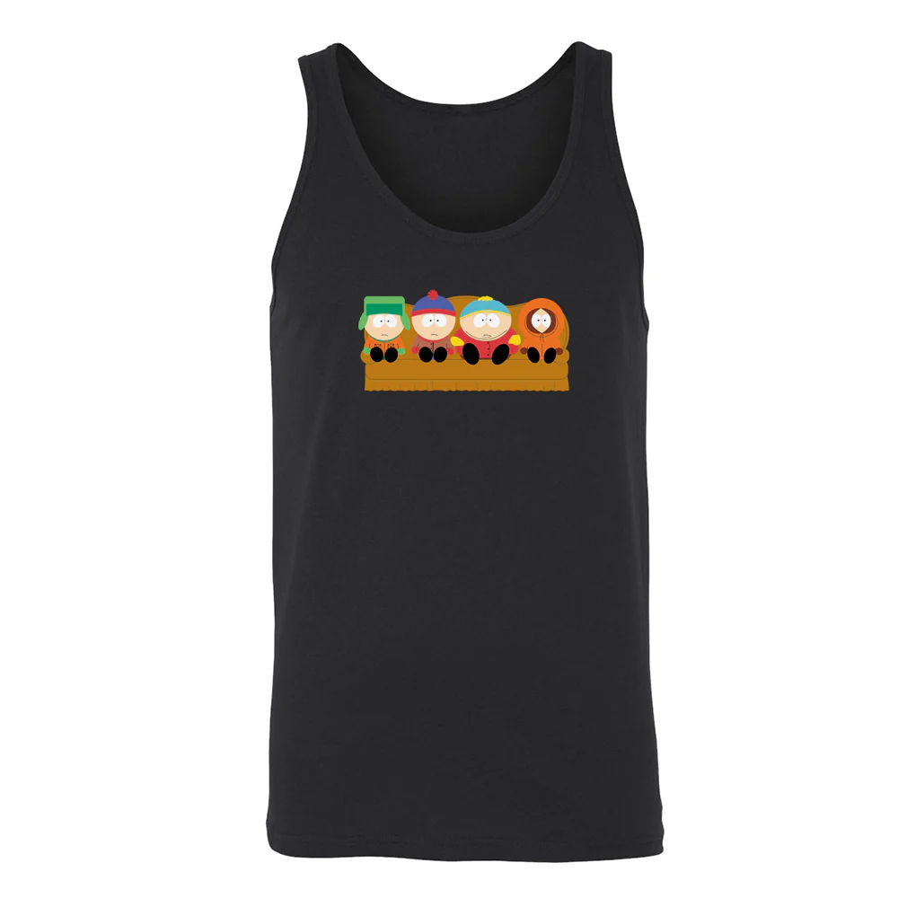 South Park Couch Adult Tank Top - Image 3
