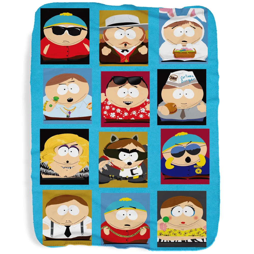South Park Faces of Cartman Sherpa Blanket - Image 3