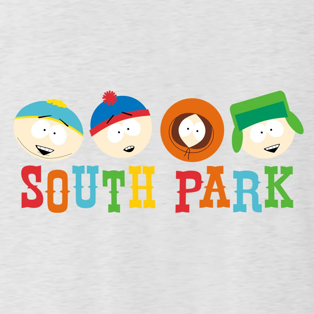 South Park Heads Men's Tri-Blend T-Shirt - Image 3