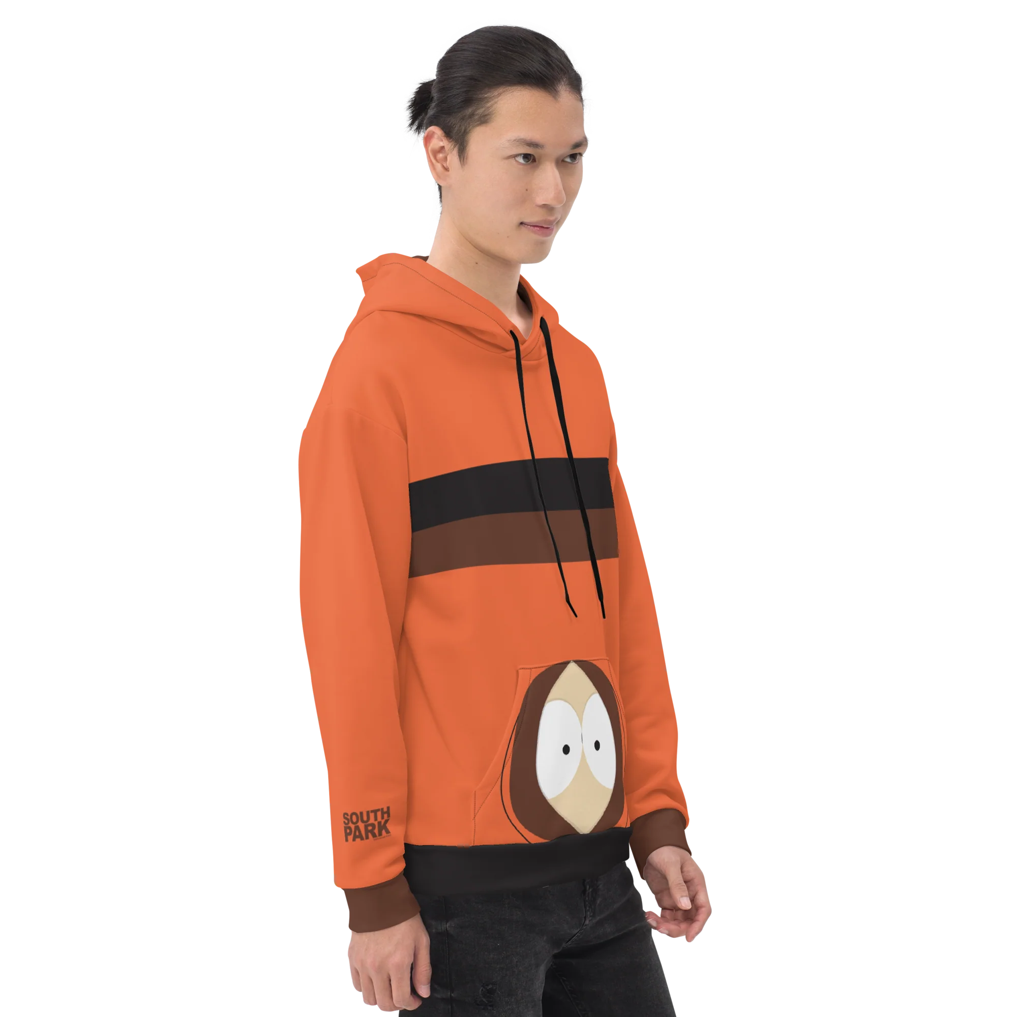 South Park Kenny Color Block Unisex Hooded Sweatshirt - Image 4