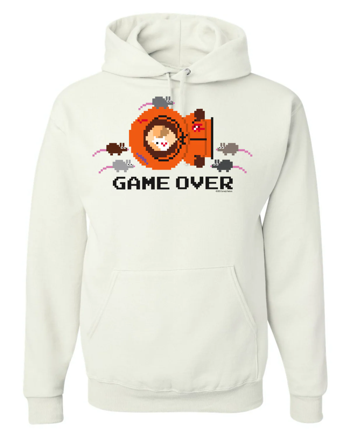 South Park Kenny Game Over Fleece Hooded Sweatshirt - Image 4