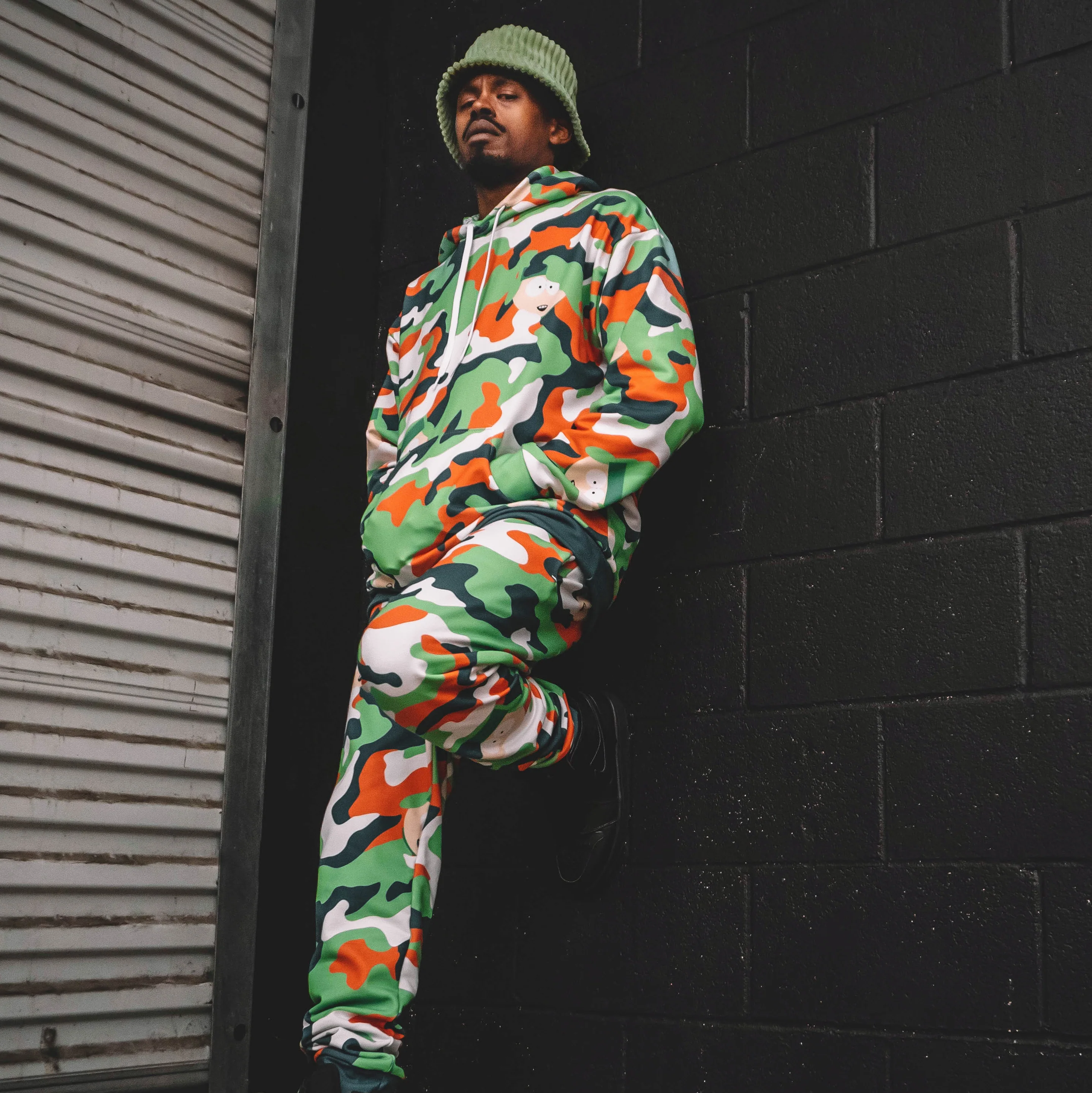 South Park Kyle Camo Unisex Hooded Sweatshirt - Image 3