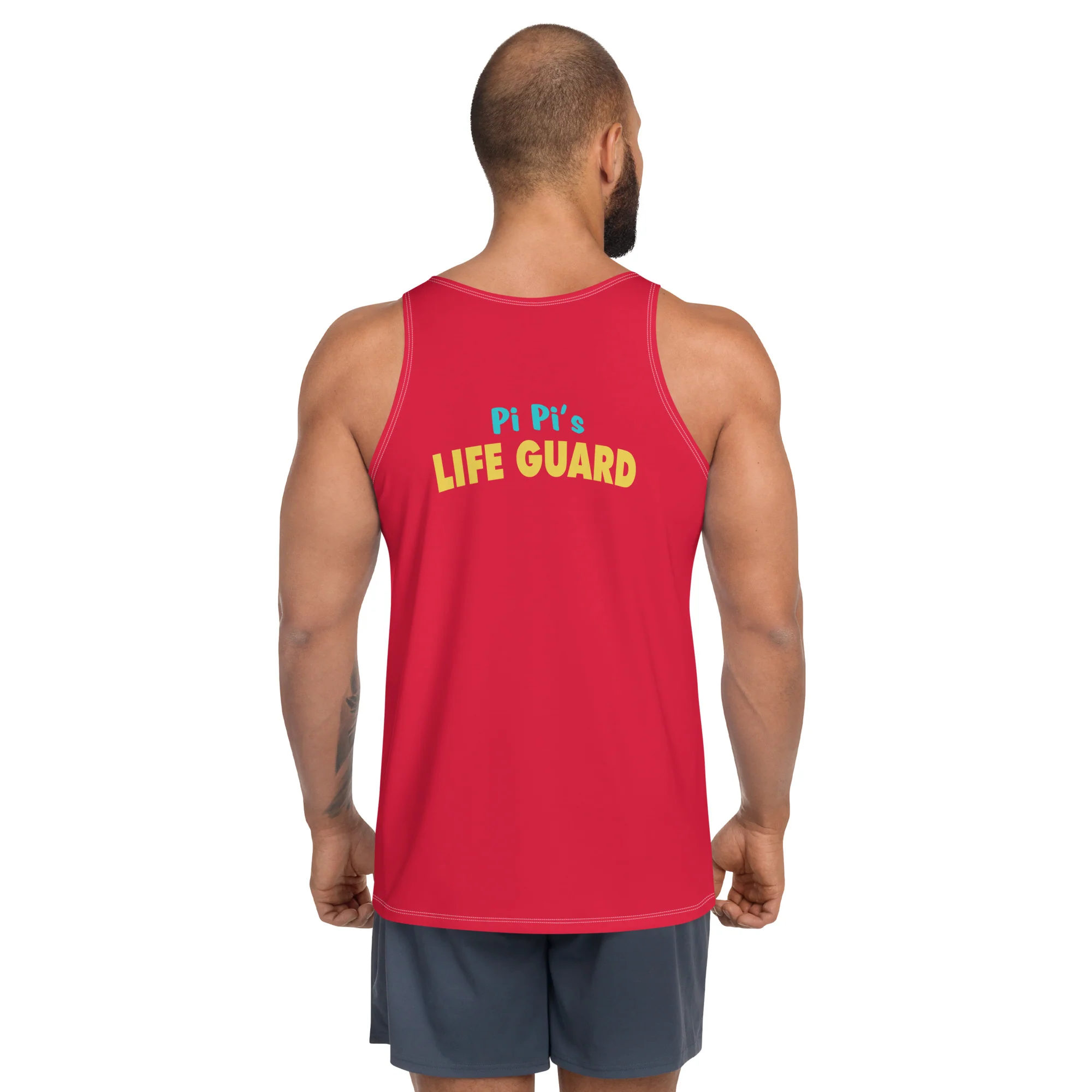 South Park Pi Pi's Splashtown Life Guard All Over Print Tank Top - Image 3