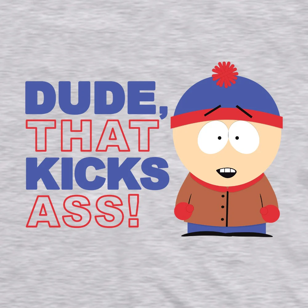 South Park Stan Kick Ass Adult Short Sleeve T-Shirt - Image 3