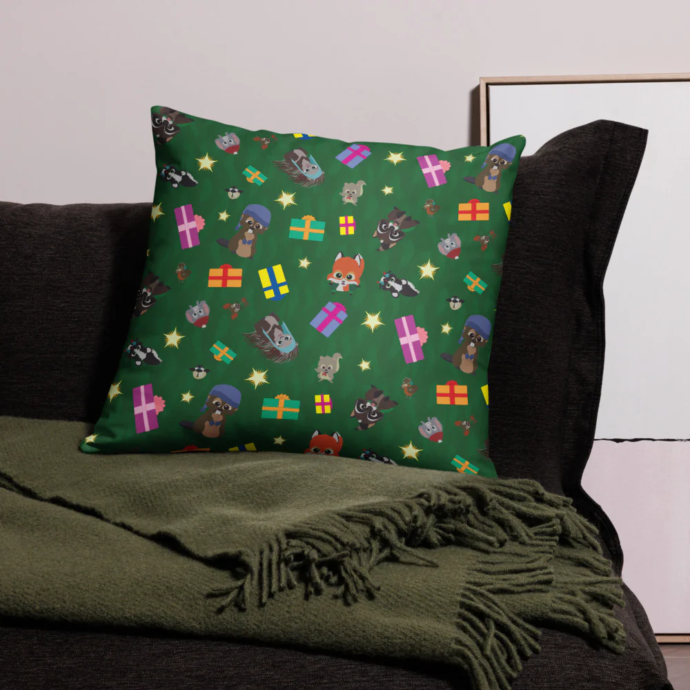 South Park Woodland Critters Christmas Pillow - Image 3