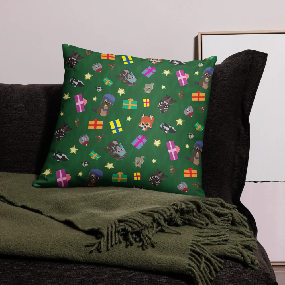 South Park Woodland Critters Christmas Pillow - Image 4
