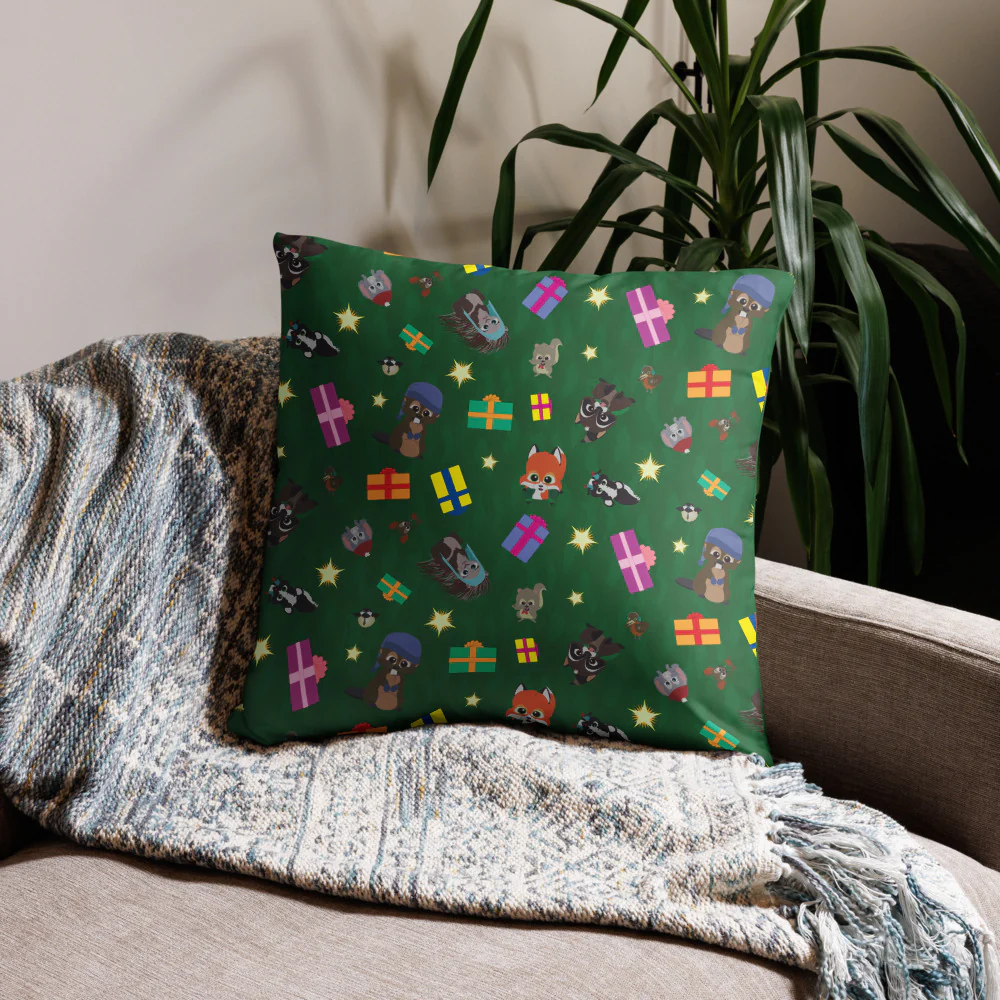 South Park Woodland Critters Christmas Pillow - Image 5